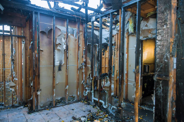 Professional Fire Damage Repair technician working in Rosemont, IL